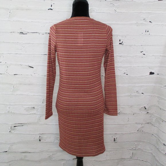 Cotton On Henry Button Front Striped Mini Dress - Picture 3 of 6